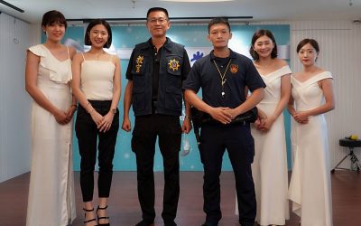 感謝波麗士大人們付出 幸福光覺與高市警察局左營分局，警民攜手防詐宣導