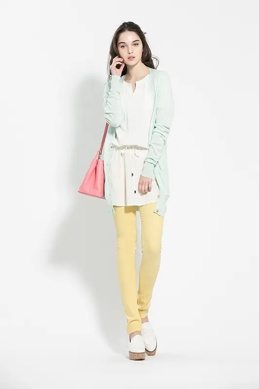 巴黎女孩印花復古領片洋裝